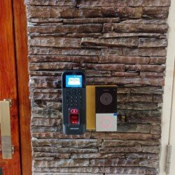 Secure biometric system for school entry