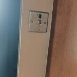 Biometric device scanning fingerprint