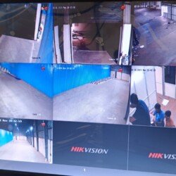 CCTV footage viewed on smartphone app